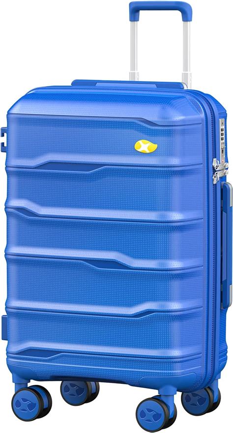 Carry On Luggage 22x14x9 Airline Approved Hard Shell Suitcase With