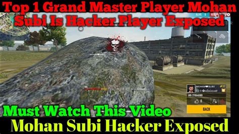 Grand Master Hacker In My Game😱 Mohan Subi Grandmaster 😱 Hacker