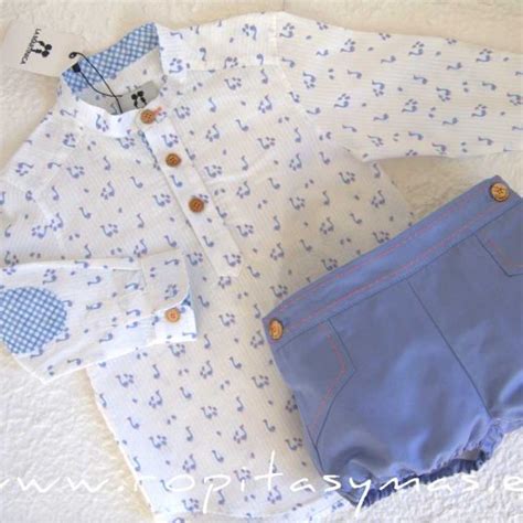 Conjunto camisa y bombacho PATITOS niño LA MARTINICA ropitasyma