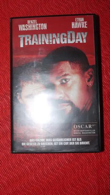 TRAINING DAY DENZEL Washington Ethan Hawke VHS VIDEO Kassette 455 EUR