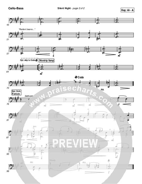 Silent Night Praisecharts Band Arr Daniel Galbraith Praisecharts