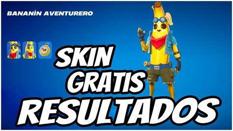 Skin Gratis Fortnite Resultados Bananin Aventurero Fortnite