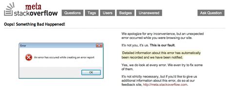 Why Is Stack Overflow Not Working Meta Stack Exchange