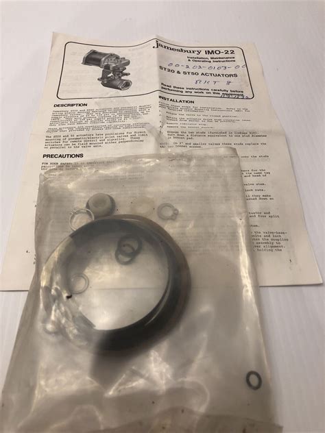 New Jamesbury Imo Valve Repair Kit Ebay