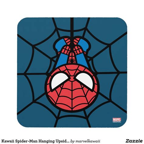 Kawaii Spider Man Hanging Upside Down Sticker Zazzle Artofit