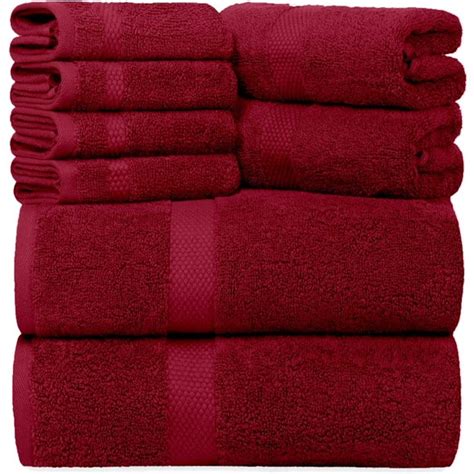 Burgundy Towels