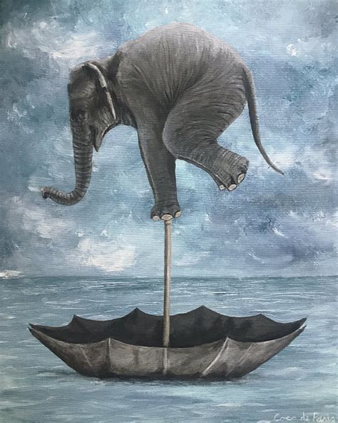 elephant painting,surrealist elephant, dali,salvador dali,elephant art ...