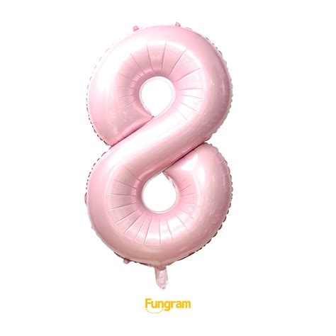 40in Baby Pink Birthday Decoration Foil Number Balloons Bulk ...