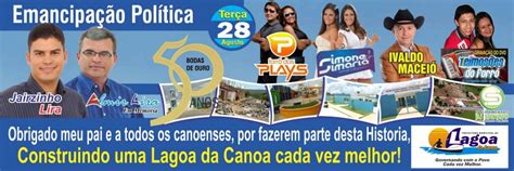 ALAGOAS O PARAÍSO DAS ÁGUAS EMANCIPAÇÃO POLÍTICA DE LAGOA DA CANOA