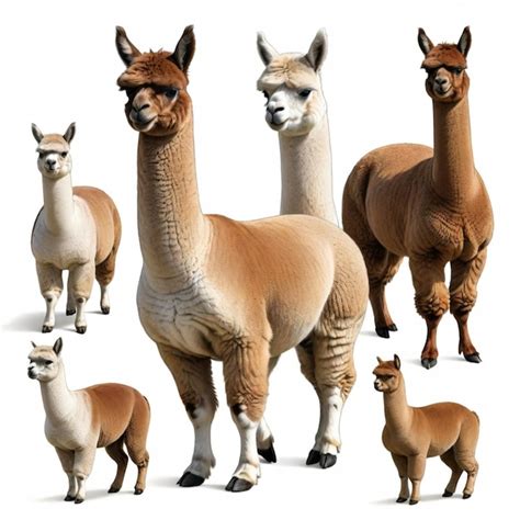 Un Grupo De Llamas Se Muestran Con Uno De Ellos Tiene Una Cara Marr N