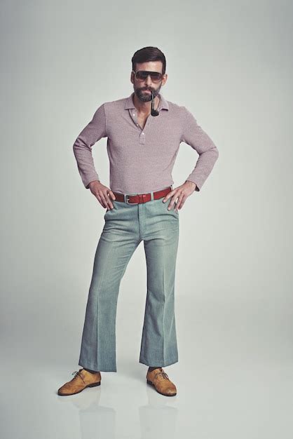 Premium Photo Vintage Fashion And Portrait Of Man With 70s Retro