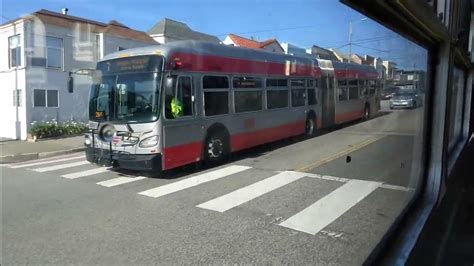 Sf Muni 2015 New Flyer Xde60 6553 On Route 7 Haight Noriega Youtube