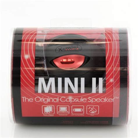 Xmi X Mini Ii Portable Capsule Speaker Black