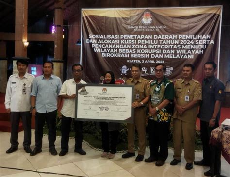 Kpu Klaten Gelar Sosialisasi Penetapan Dapil Jumlah Kursi Dprd