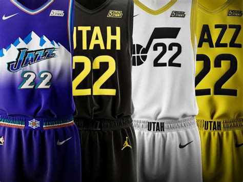 Utah Jazz Unveil New City Edition Dark Mode Uniforms Sol Inc Jp