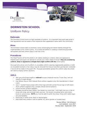 Dormston School Uniform - Fill Online, Printable, Fillable, Blank ...