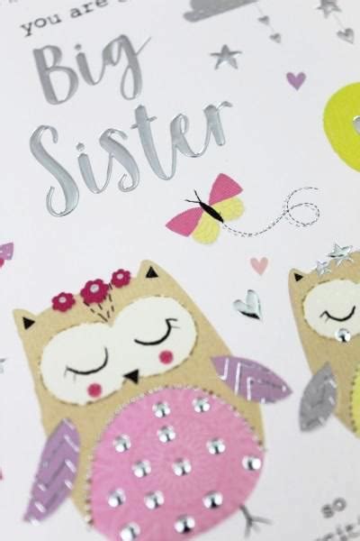 Congratulations You Are A Big Sister Card Nickery Nook