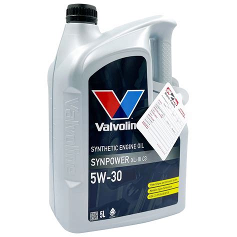 Olej Valvoline Synpower W Xl Iii C Ll L Za Z Z