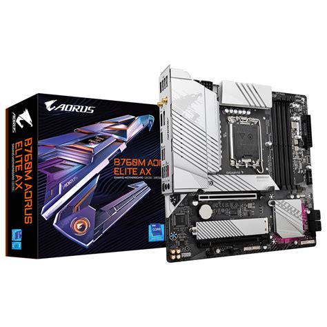 B760M AORUS ELITE AX rev 1 2 1 3 Características Placas mãe