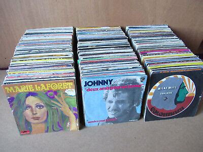 Gros Lot De Disques Tours Sp Ep Vinyles Ann Es