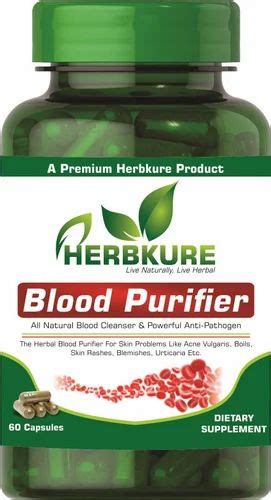 Herbal Blood Purifier Capsule For Commercial Packaging Type Bottle