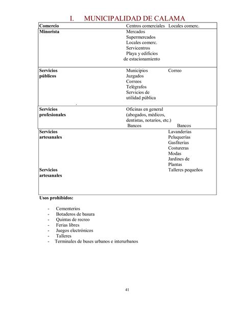 Ordenanza Local Plan Regulador Comunal Calama Pdf