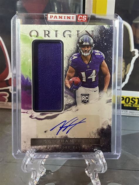 Panini Origins Rookie Jumbo Jersey Autographs Kyle Hamilton