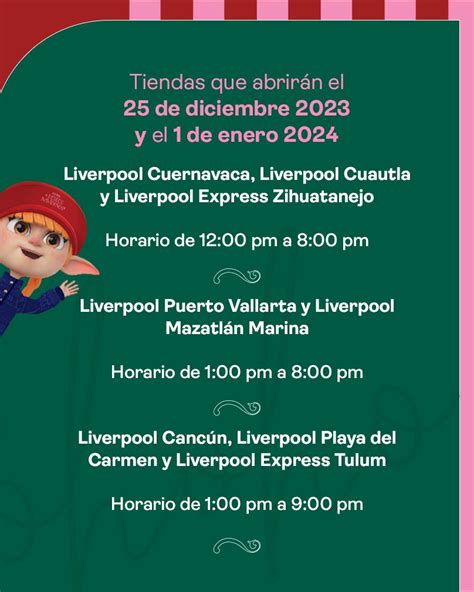 Qu Sucursales De Liverpool Abren El De Enero Revista Merca