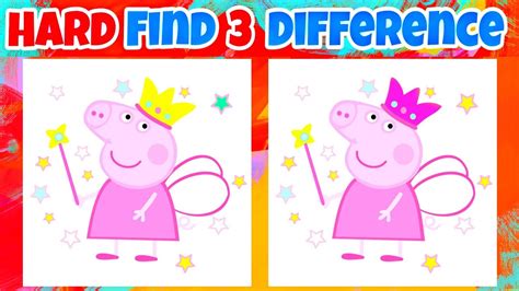 Hard Find The Difference Peppa Pig Fail Spot The Difference