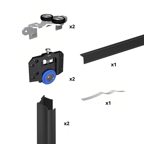 Sliding Closet Door Rollers Kit Slid Up By Mantion Canada