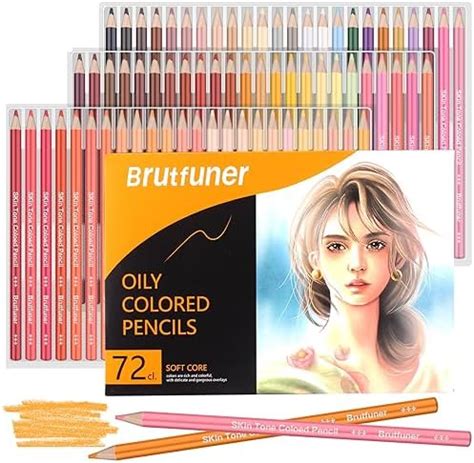 Amazon SwiftBuyo 72 Skin Tone Colored Pencils Set Oil Based