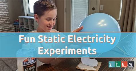 Science Experiments Static Electricity