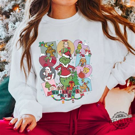 Grinch Heart Hand Sweater Personalized Grinch Christmas Sweatshirt