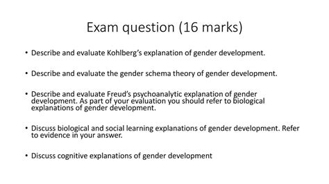 Gender Explanations Ppt Download