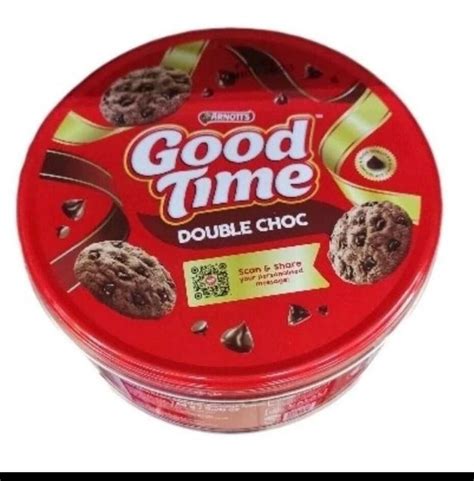 Goodtime Good Time Double Choc Biskuit Kaleng Tin Coklat Hadiah