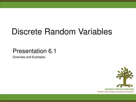 Ppt Discrete Random Variables Powerpoint Presentation Free Download Id1718497