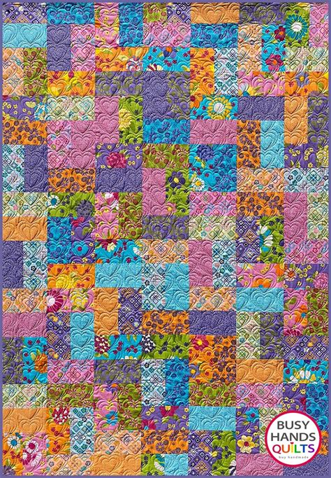 Oh Happy Day Quilt Pattern By Busy Hands Quilts