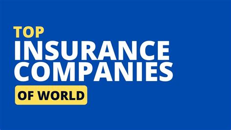 Largest Insurance Companies Of World With Umair Sajjan Technical Mindovermetal English