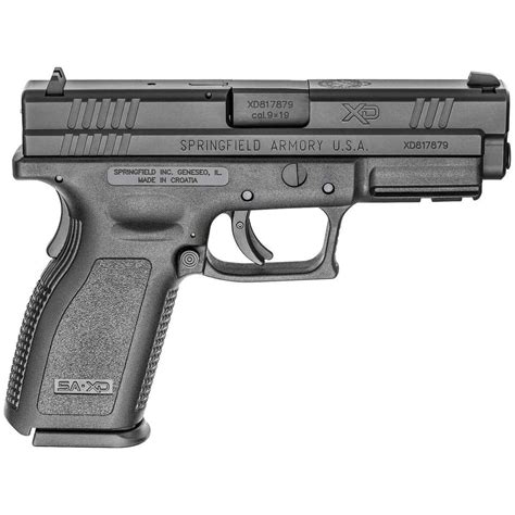 Springfield Armory Xd Service Gear Up Package 9mm Luger 4in Black Pistol 101 Rounds