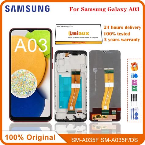 Pantalla LCD Original De 6 5 Pulgadas Para Samsung Galaxy A03 A035F