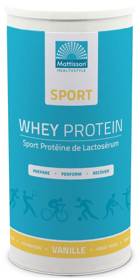 Sport Whey Prote Ne Vanille Gram Mattisson Nova Vitae