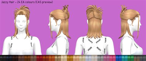 Y2K HAIR SET Jazzy Here Is The Most Voted Hair DAYLIFE SIMS