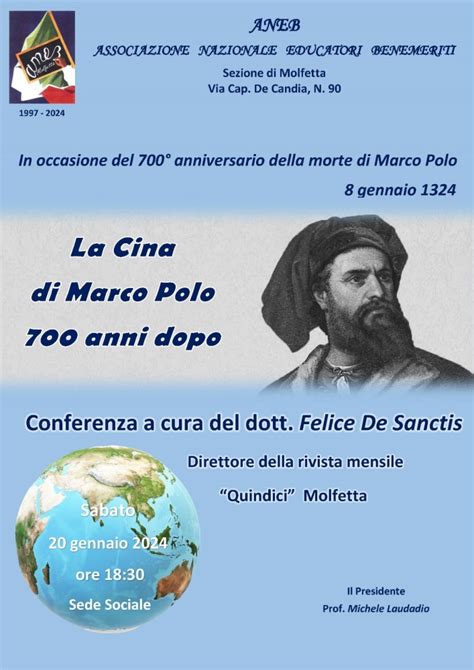 Quindici Molfetta La Cina Di Marco Polo 700 Anni Dopo Questa Sera