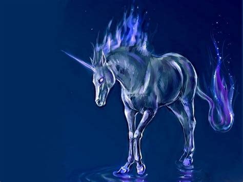 Blue Unicorn Wallpapers Wallpaper Cave