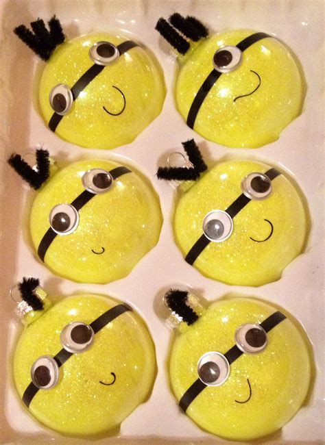 Minion Ornaments Minion Christmas Xmas Crafts Christmas Crafts