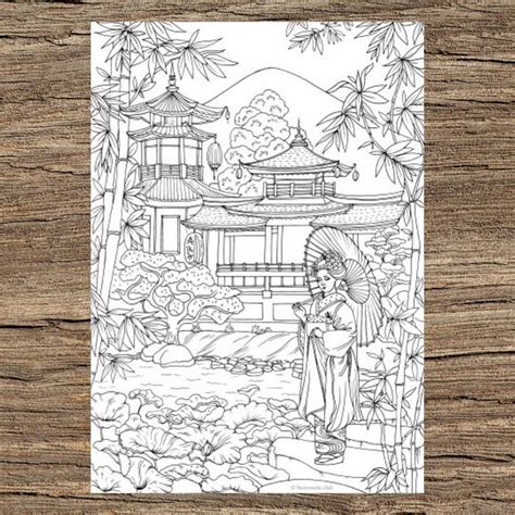 Orient Printable Adult Coloring Page From Favoreads Coloring Book Pages