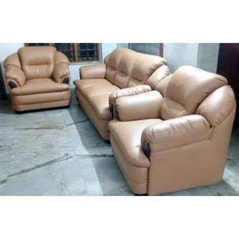 Brown 5 Seater Leather Sofa Set For Home At Rs 48000 Set In Ernakulam