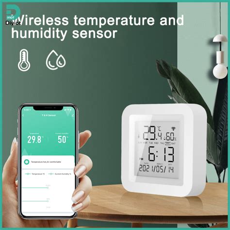 Smart Wifi Temperature Humidity Monitor Tuya Wireless Temperature