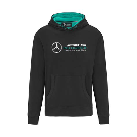 Bluza Z Kapturem Mercedes Amg Petronas F Czarna