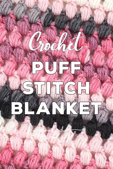 Crochet Puff Stitch Blanket Super Easy Blanket For Beginners Puff